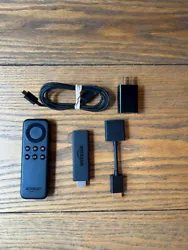 Amazon Fire Stick 1st Generation W87CUN Power Cable Charger and Remote Tested. Includes HDMI angle adapter. 