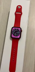 ✅ Apple Watch Série 6 Red Product - 44mm ✅. Comme neuve Écran intact Aucune rayure sur la montre Batterie...