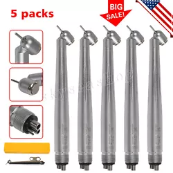 NSK PANA MAX Type Dental 45 Degree Surgical High Speed Handpiece 4 Hole USA. Dental LED E-generator 45 Degree Surgical...