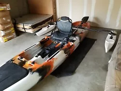 Our Fishing Kayak, complete with stabilizing outriggers included, is ready to handle all the challenges presented by...