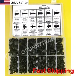 330 x Car Plastic Rivets Fasteners. For GM Replace s 1595864,1605396. For GM Replace s 10185925. For Ford Replace s...