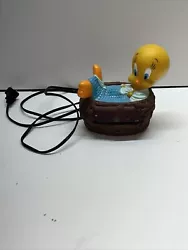 Tweety Bird Digital Alarm Clock Vintage 1996 Warner Bros Westclox Looney Tunes.