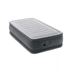 Included: Duffle bag and AC power cord. This twin air mattress is perfect for having around the house for a storable...