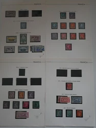 On retrouve 40 timbres neufs avec charnieres et obliteres. Bonne cote. Voici un joli lot de timbres de France.
