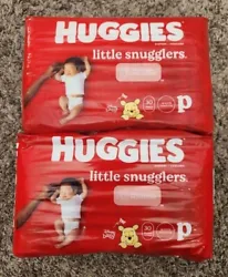 Huggies Little Snugglers Baby Diaper Preemie Lot 2 Packs 6 lbs. 2 unopened packages