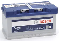 La batterie Bosch S4010 est 100% sans entretien: une fois montée, la batterie est prête à l’emploi. Vous n’avez...