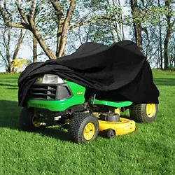 1x Riding Lawn Mower / Tractor Cover. Made of heavy duty 210D Oxford fabric with Silver Coating, double stitched seams....
