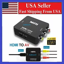 This converter does NOT support 4k HDMI signal input. Otherwise, this converter will not work for you. -Input HDMI...