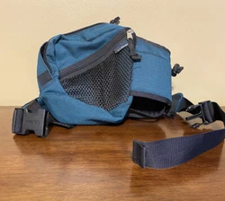 VTG LL Bean Fanny Pack Waist Bag Green Hiking Pouch Water Bottle Pocket Excellent preowned condition. Looks like it has...