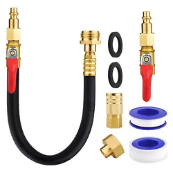 【RV Must Haves! When fitting with female garden hose end are used for winterizing sprinkler systems, garden hoses,...