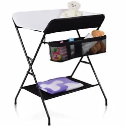 With a scientific height design, this baby diaper changing table can let you no longer bend down to change diapers, do...
