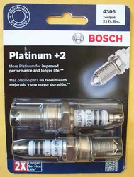 BOSCH 4306 Platinum Plus +2 Spark Plug.