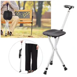 Upgrade Lightweight Handy Foldaway Durable Walking Stick Seat. ★great cane and quick change to chair, JUST gently...
