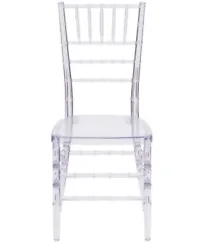 Flash Furniture Ice Crystal Stacking Dining Chair - Over 400 available.