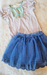 UP FOR YOUR CONSIDERATION IS THIS MATILDA JANE BY JOANNA GAINES OUTFIT THAT IS IN EEUC NO PICK OR PULLS ON SKIRT. I am...