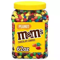 Fill candy dishes with M&MS Peanut Chocolate candy. Made with roasted peanuts and real milk chocolate.
