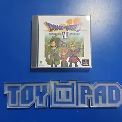 Dragon Quest VII - version japonaise NTSC-J. Dragon Quest VII - NTSC-J. complet, enboite avec notice, en bon état pour...