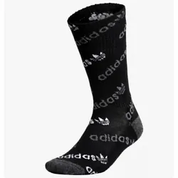 adidas Originals Forum Repeat Trefoil Logo Crew Socks in Black Size 6-12Condition is “New with Tag”Shipped with...