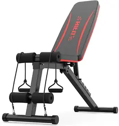 【7 Position Weight Bench】 - The back pads can be readjusted into different positions. You can do bench press,...