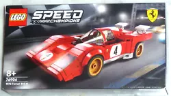 76906 ; la voiture /FERRARI de 1970 512 M / 291 pièces / série SPEED CHAMPIONS. Amis fanatiques de LEGO, bonnes...