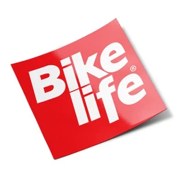 L’adhésif est en vinyle monomère. Autocollants Stickers BIKELIFE carré en vinyle.