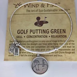 AUTHENTIC WIND & FIRE BRACELET. The plating on the bracelet has slightly worn off.