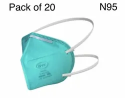 BYD DE2322 N95 Respirator Face Mask - 20 Pack.