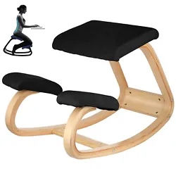 This is a premium ergonomic kneeling chair using the natural wood and bentwood craft. Because of the max.330lbs load...