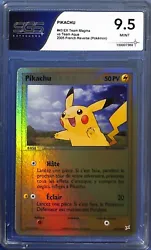 Carte Pokémon Pikachu. Bloc ex, vintage.Authentique et rare
