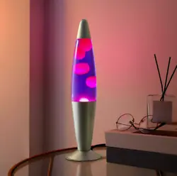 Place this fun Motion Volcano Lamp on your nightstand, desk or table and watch as it softly heats up and creates a lava...