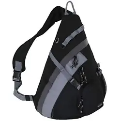 Adjustable shoulder strap secured by clip (not velcro), padded and comfortable. Handing/carrying loop. Zipper closure....
