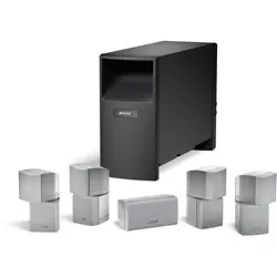 Each cube speaker array incorporates a swivel design, dual 2-1/2