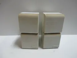 Pair of Bose Double Cube Speakers - White. it is working condition. what you see in the picture exactly what your get.