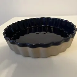 Very Rare 1982 Pie Dish by Mountainside Stoneware of Gailstyn-Sutton (Japan). Has two very fine fission which you...