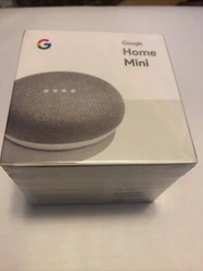 Google Home Mini Smart Speaker with Google Assistant - Chalk (GA00210-US) - NEW. Boxed wrapped