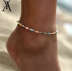 Item Type:Anklet Fine or Fashion:Fashion Style:Trendy Gender:Women    Material:Alloy Chain Type:Link Bracelet Clasp...