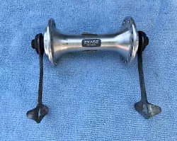 Shimano Exage HB-FM50 Q/R hub with 36 hole and 100mm OLN spacing. This hub spins rough! Will need a rebuild. We are...
