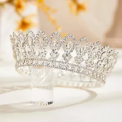 AW BRIDAL 3/5PCS-Set Wedding Bridal Princess Tiara Queen Pageant Prom Crown Veil. AW BRIDAL Crystal Pearl Queen Crown...