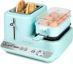 Toaster has Toast, Defrost, Cancel and Bagel functions. Bring the family together and make a complete breakfast with...