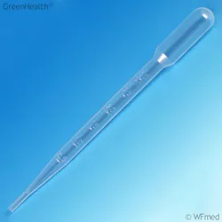 3ML Transfer pipettes can be used for mixing essential oils or transferring any liquid. The stem is graduated in 0.5 ML.