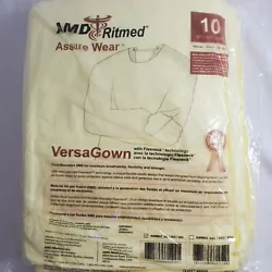 10 AMD Ritmed Assure Wear VersaGown Disposable Gowns Yellow Size XL A69962.  Discounts available based on hoe many you...