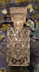 Antique S S Pierce Boston MA Pressed Glass BOTTLE Perfume Clear Princess Arlene. Excellent condition, no blemishes....