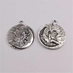 Material: Alloy. Color: Antique Silver. Otherwise deal is final. >>>Italy and Brazil (because of strict custom...