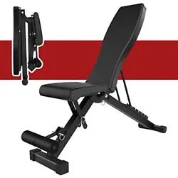 Strength training bench allows for a full body workout, including but not limited to concentration curls, reverse...