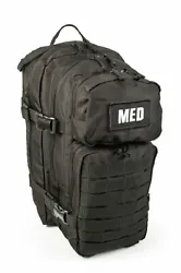 SWAT BLACK. Made of rugged tactical material. Modular MOLLE compatible. Butterfly opening for easy access. Elite First...
