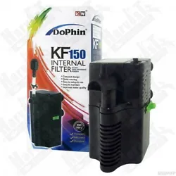 FILTRE INTERNE DOPHIN KF 150. Petit filtre compacte à faible consommation électrique pour aquarium jusqu’à 40L....