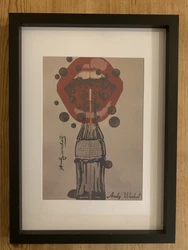 Andy Warhol, “Signed” Velvet Underground And Nico Coke sleeve. Print on linen paper with AW signature applied with...
