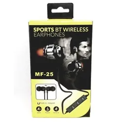 MF-25 Magnetic Wireless Bluetooth In Ear Sports Headphone Headset GOLD MF-25 Magnetic Wireless Bluetooth In Ear Sports...