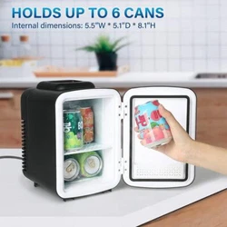 Multiple functions: Set the mini fridge to cool or warm just flip a switch! Capacity: 4 liters. Step 6 -Set the...