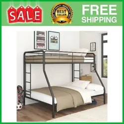 Mattresses not included. Weight limit of lower bunk: 350 lb. Gross weight: 96 lb. Box spring not required. Manufacturer...